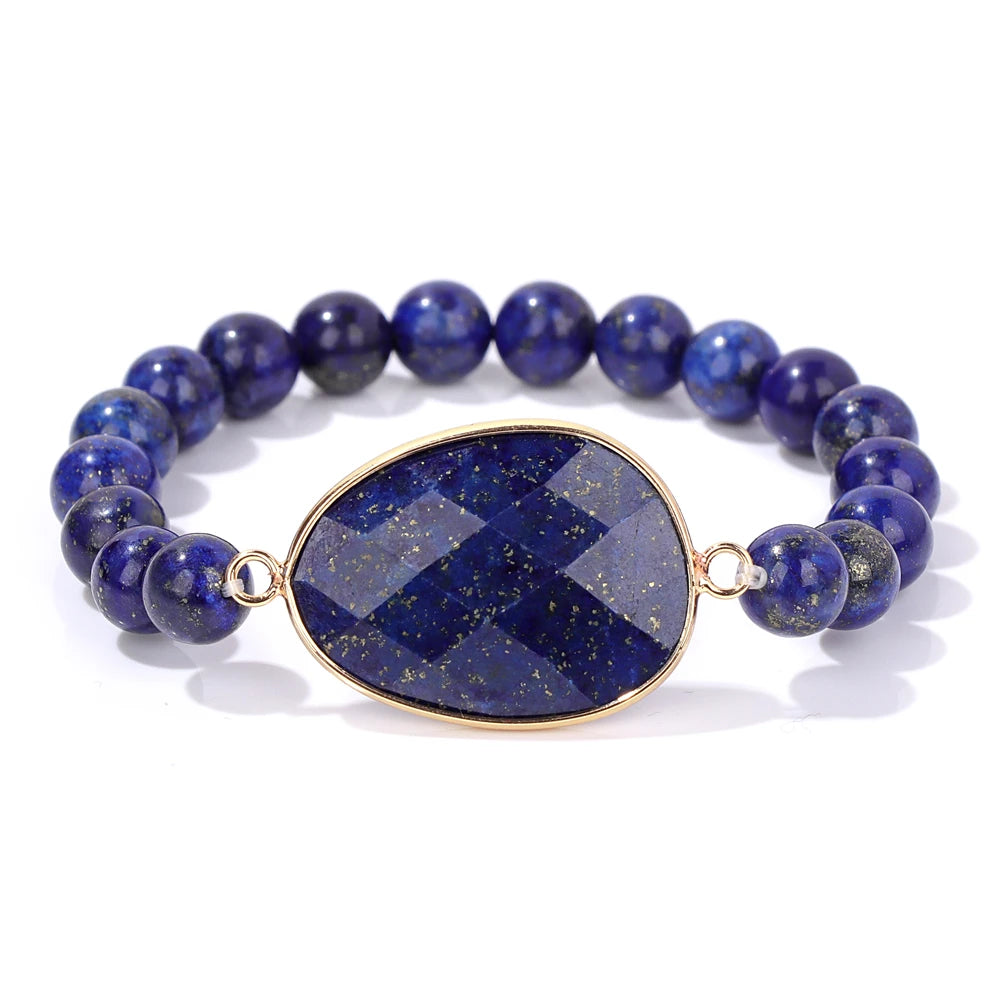 Bracelet en Lapis-Lazuli - Sagesse et Confiance en Soi