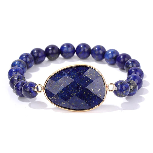 Bracelet en Lapis-Lazuli - Sagesse et Confiance en Soi
