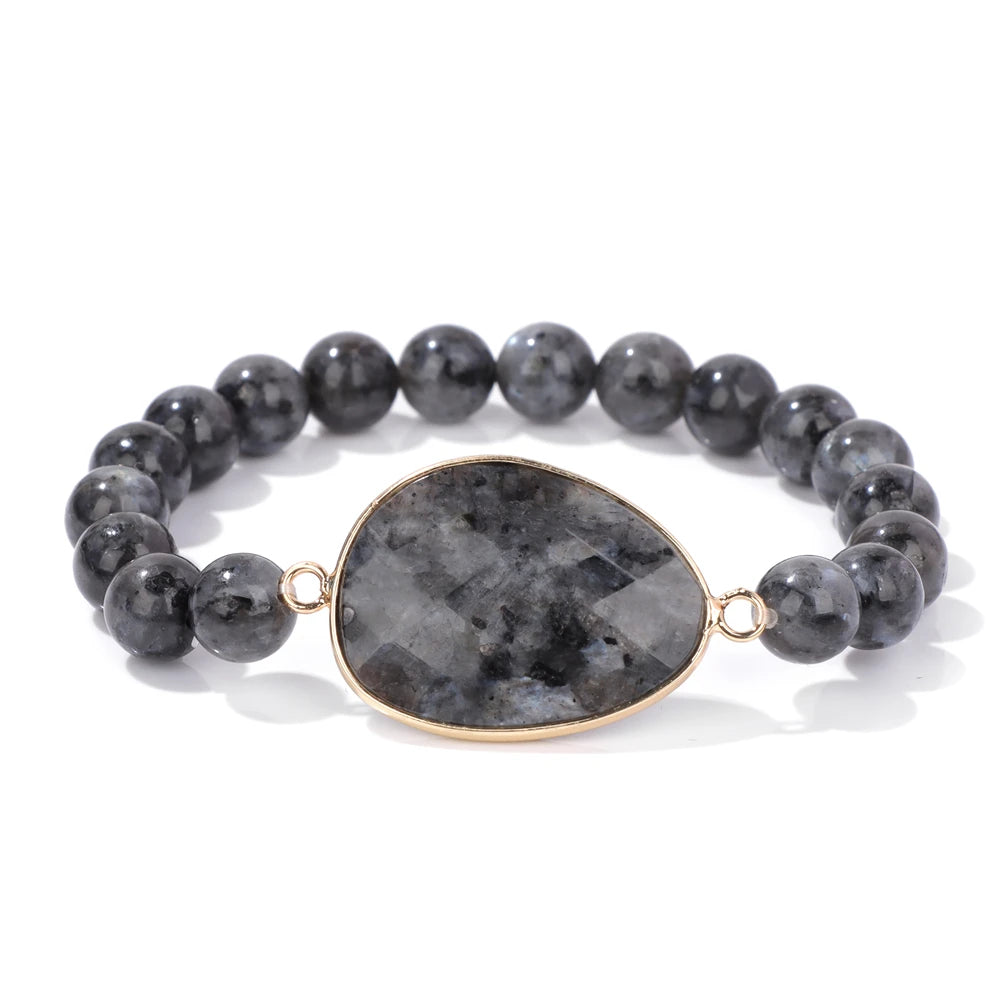 Bracelet en Labradorite - Protection et Équilibre